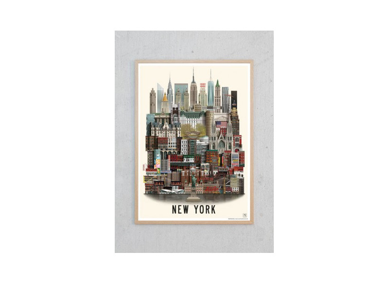 New York poster by Martin Schwartz - A3
