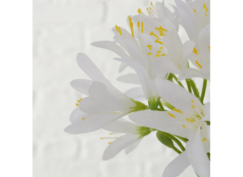 Lotus blomst Lilla-Hvid 80cm
