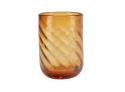 Water glass Twist Amber