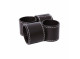 Leather Napkin Ring 4-pack Chocolate
