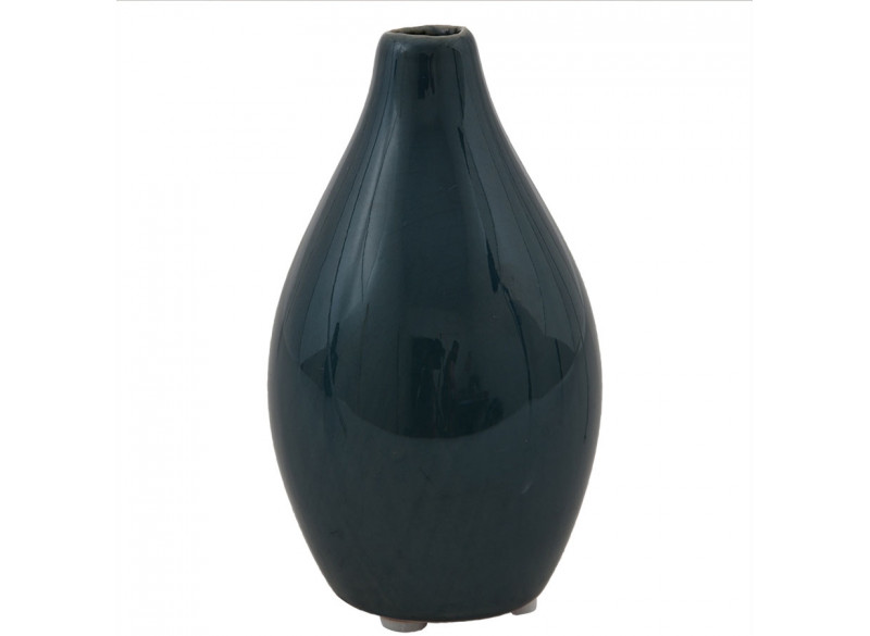 Vase Eje Keramik Mørkeblå Medium