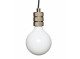 Pendel messing rillet E27 - 2