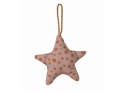 Ornament Star Cotton - Dusty Rose