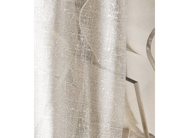 Panel Curtains Sheera White 2pc - 132x241cm