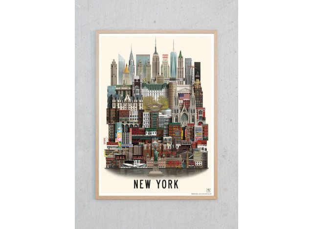 New York poster by Martin Schwartz - 50x70cm