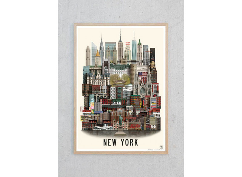 Poster New York Martin 50x70