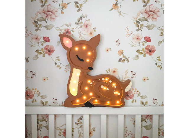 Children's lamp - Bambi - Pine