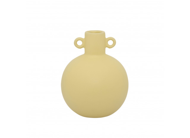 Vase Ceramic Yellow H15xØ12cm