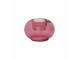Fyrfadsstage Glas Rosa Ø10xH6