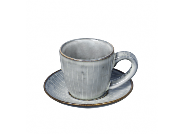 Espresso cup w saucer - Nordic Sea