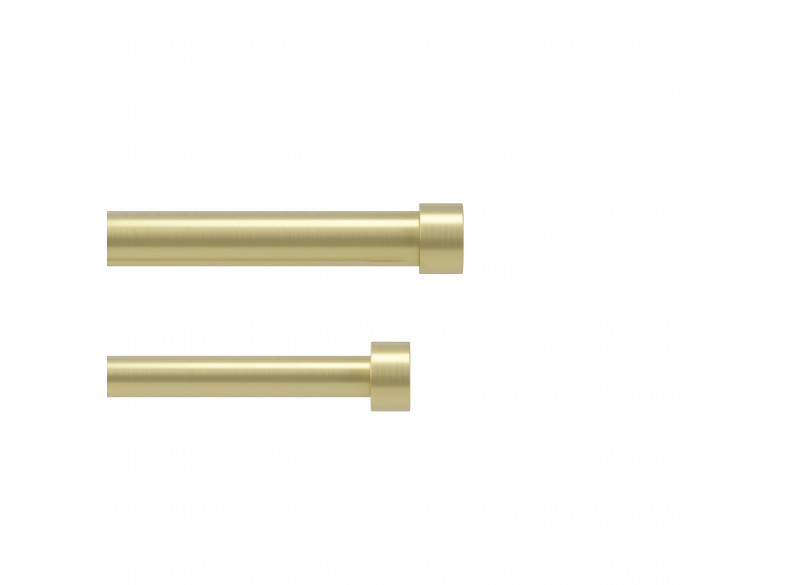 Curtain rod Double Brass 91-168cm