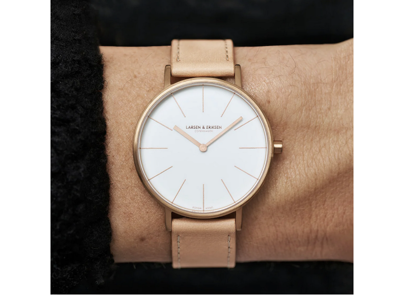 Wrist Watch Essentiel Rosegold-White-Natural