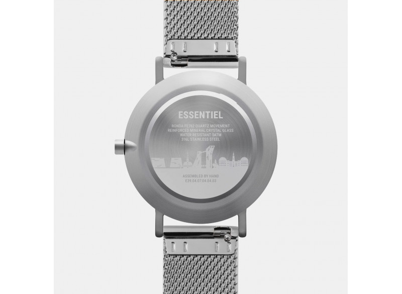 Wrist Watch Essentiel Silver-Black-Silver