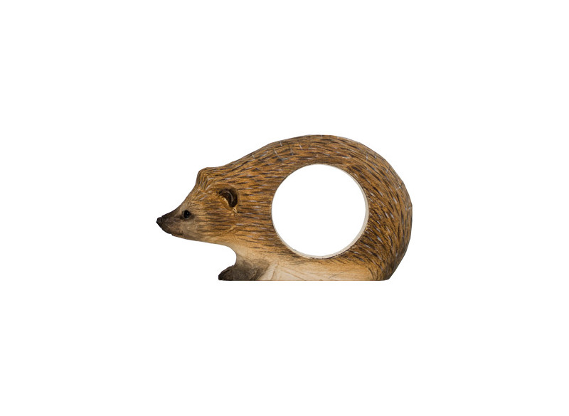 Napkin Ring Wood - Hedgehog