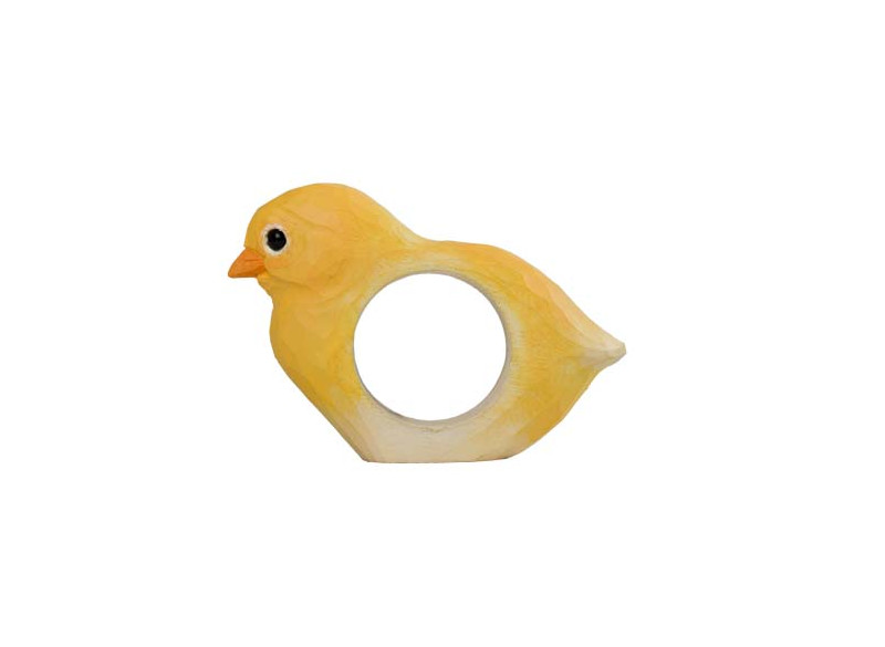 Napkin Ring Wood - Chicken