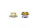 Candlestiks Glas Yellow-Purple 2pc