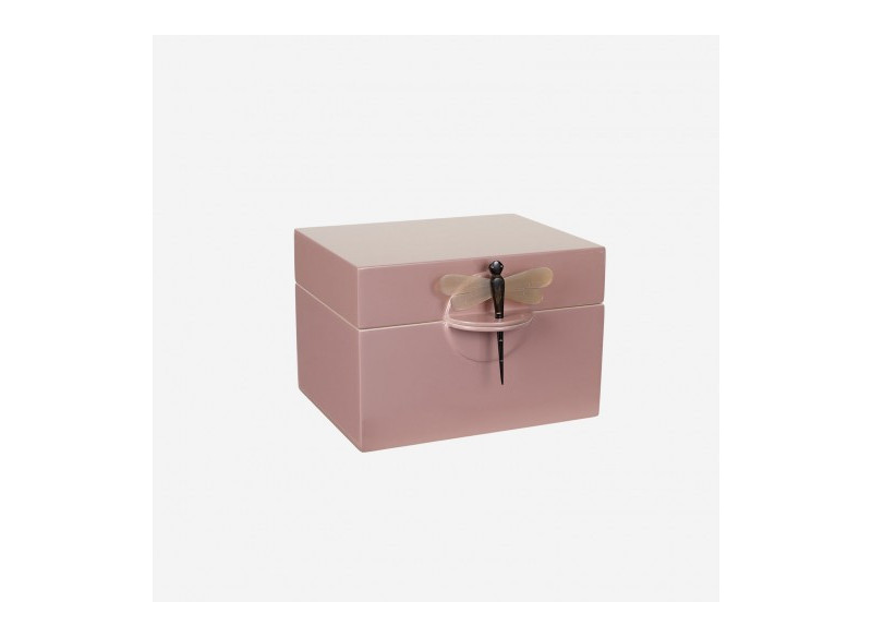 Lacquer box Dragonfly OldRose
