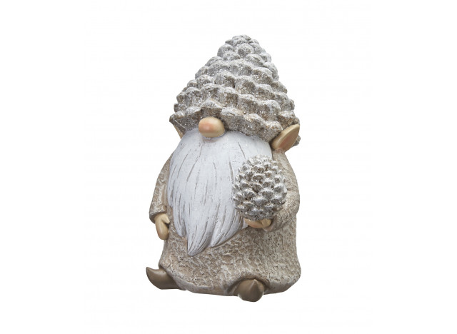 Bugan frosted Pinecone H18 cm