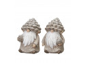 Elf Frosted Pinecone H8cm