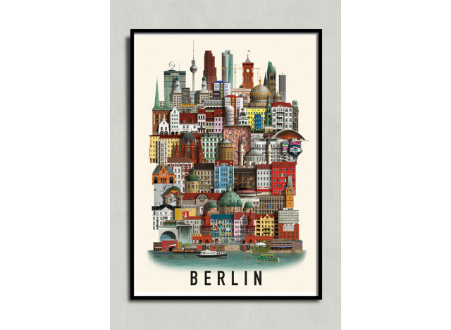 Poster Berlin MS 50x70cm