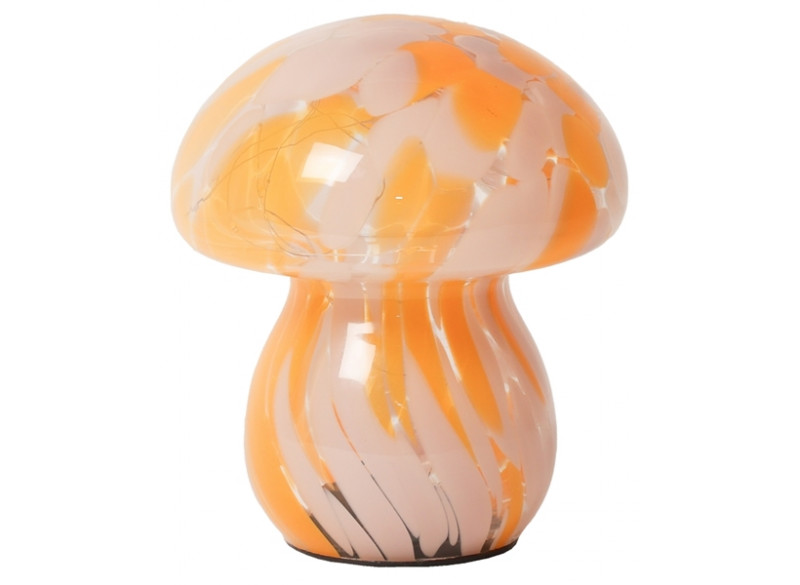 Lampe Mushy Pink-Orange, 16xø13 cm