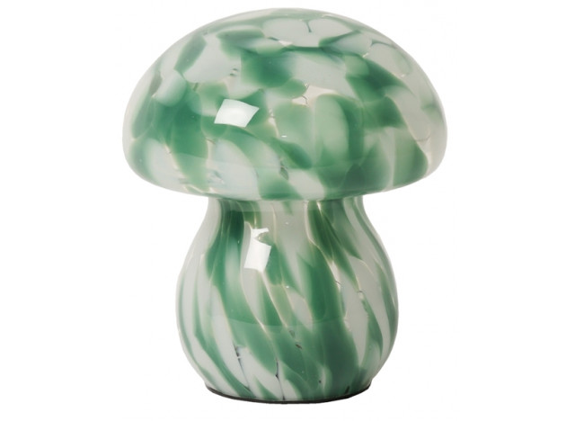 Lampe Mushy Grøn-Hvid, 16xø13 cm