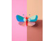 Walldeko Lily Butterfly