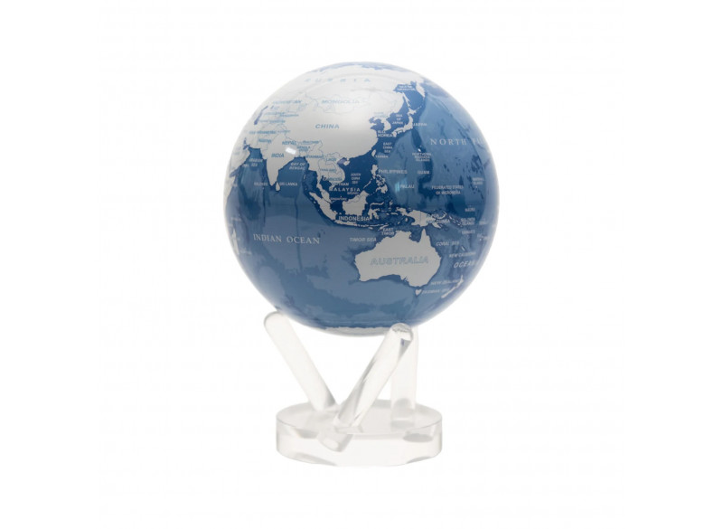 Moving Globe White-Blue