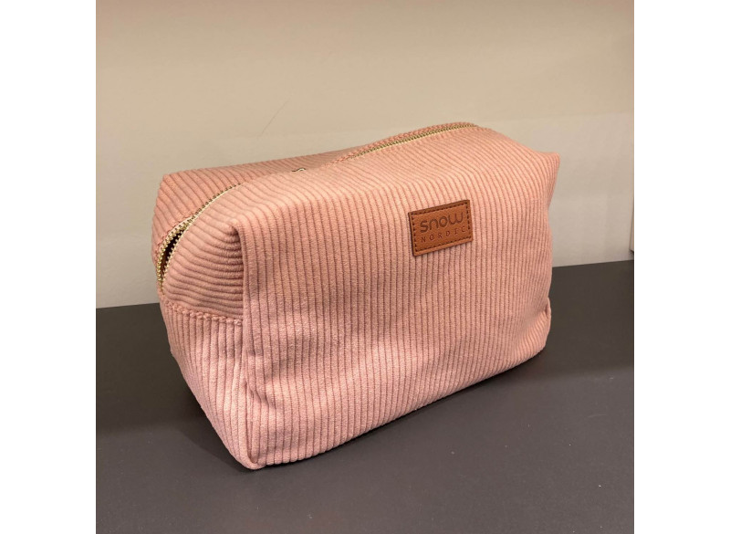 Toiletbag Corduroy Large Rosa