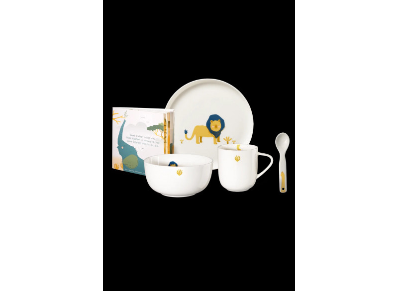 Kids tableware set - 5pc - Lion