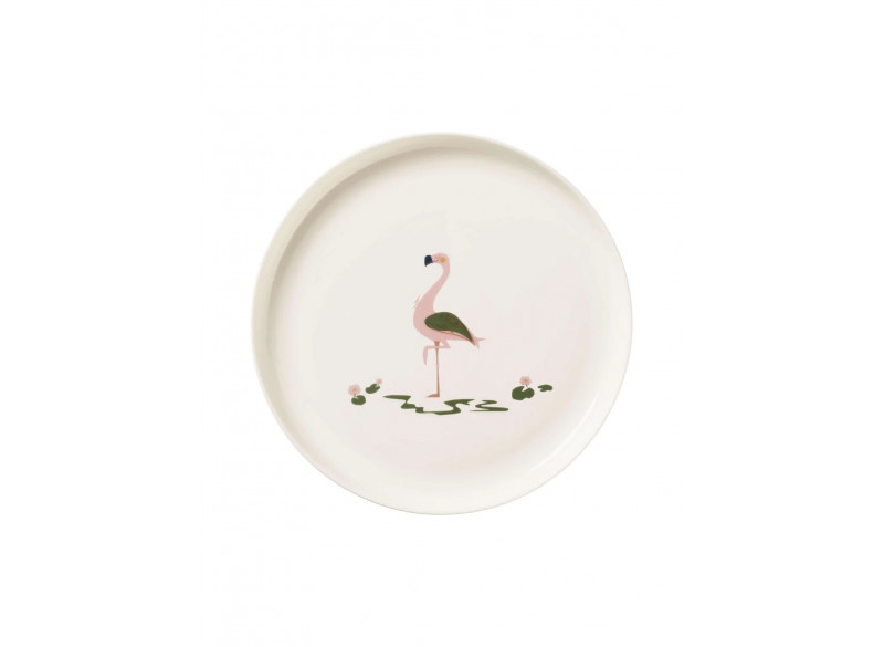 Kids tableware set - 5pc - Flamingo