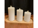 Pillar candle LED White Unique