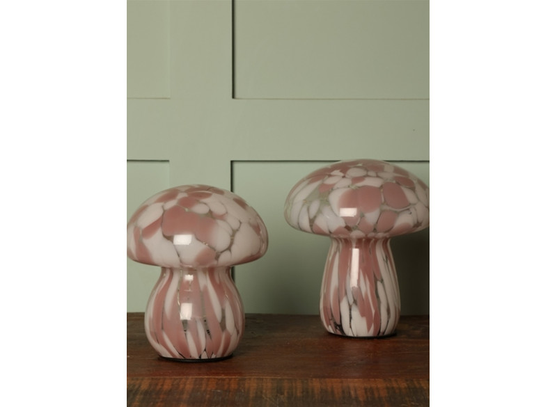 Lamp Mushy 16x13 Pink in White