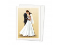 Greeting Card Bride and Groom