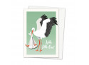 Greeting Card Stork