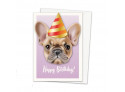 Greeting card French bulldog