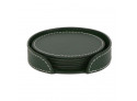 Coaster Leather 6-Pack Green