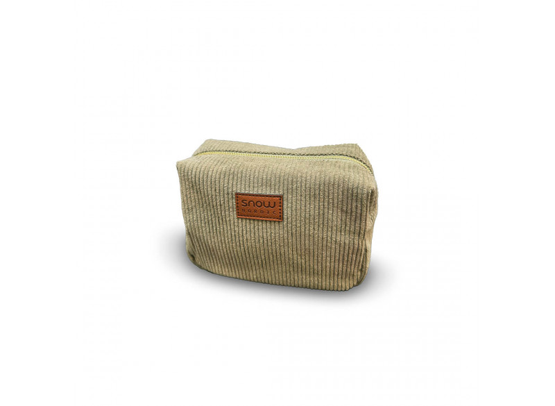 Toiletbag Corduroy Lys Moss Small