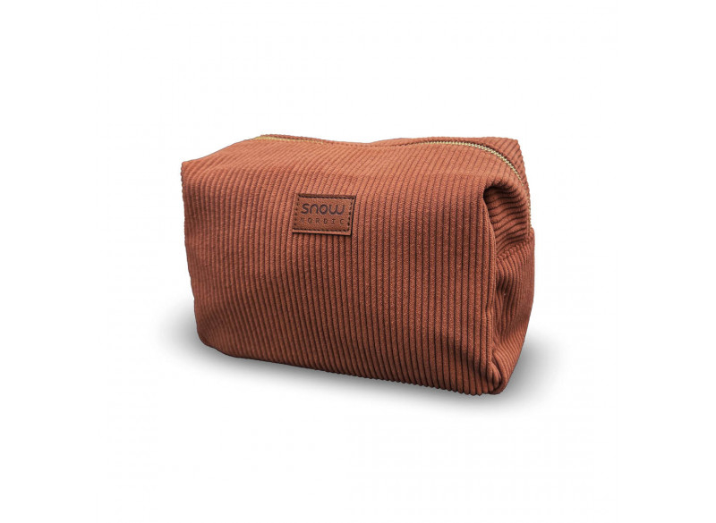 Toiletbag Corduroy Rust Large