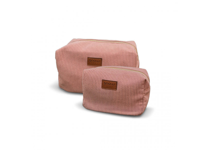 Toiletbag Corduroy Pink