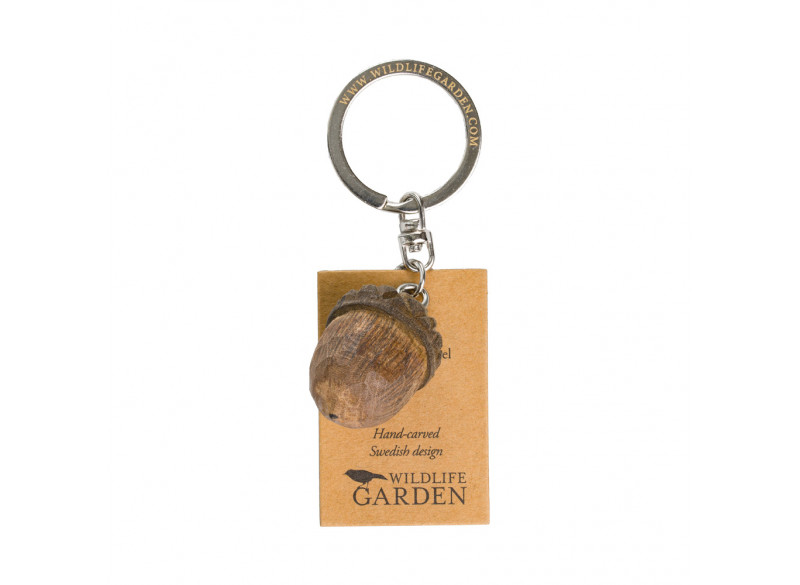 Keyring in linden wood