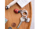 Keyring in linden wood