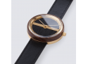 Wood watch, Natic 68, walnut wood/gold