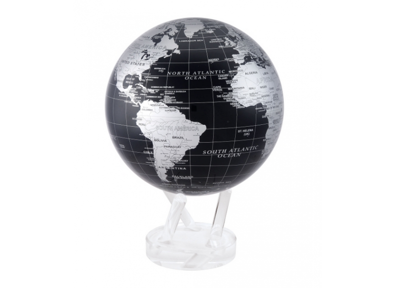 Moving Globe BlackSilver Ø15,24cm