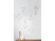 Walldeco Brass set of 6