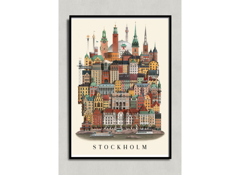 Poster Stockholm 50x70