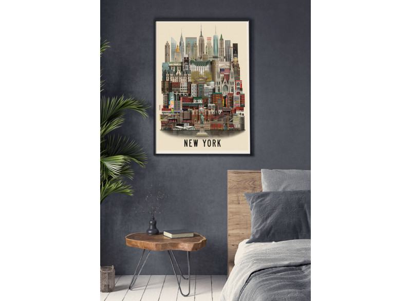 New York poster by Martin Schwartz - 50x70cm