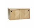 Shelf with storage Oak wood 40x20x20cm