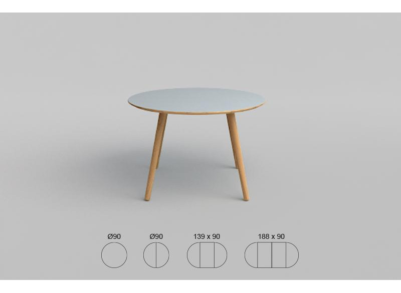 Dining table EAT Ø90