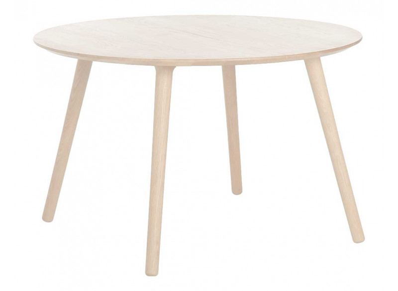 Eat Dining Table Round Ø115 Nordic, White Round Tables Ikea